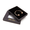 Black Jewelry Box with Plastic Waterproof Window Custom Gift Jewelry Box Jewelry Packaging Paper Box