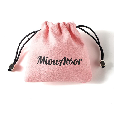 Wholesale Custom Printing Pink Velvet Drawstring Bag High-End Beautiful Velvet Storage Dust-proof Recyclable for Watch Gift Use