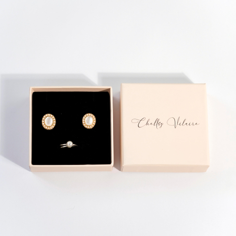 Luxury Custom Luxury Jewelry CASE Custom Lid Base Ring Earring Gift Packaging Box Luxury Jewelry Box Set Paper Watch Storage