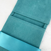 Custom Logo Jewellery Pouch Bag Microfiber Suede Velvet Earring Necklace Jewelry Bag Pouch Packaging With Insert Pad