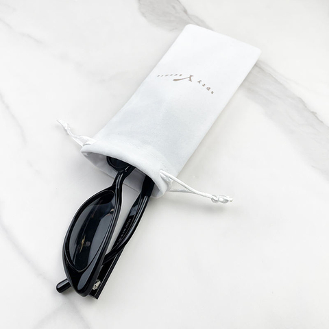 Custom Logo Large Jewelry Velvet Satin With Handle and Tassel Gift Pouches Party Decoration Eyelashes Makeup Drawstring Bag