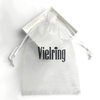 Wholesale Custom logo Packaging Organza Bag Large Gift Pouch Wedding Jewelry Sheer Organza Bag With Satin Rope