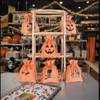Eco-Friendly Custom Printed Logo Jute Drawstring Bag Hemp Burlap Linen Halloween Candy Pouch for Jewelry Bracelet and Gifts