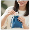 Customized Natural Cotton Drawstring Pouch Wedding Party Cosmetic Jewelry Gift Packaging Bag Soft Cotton Muslin Dust Bag