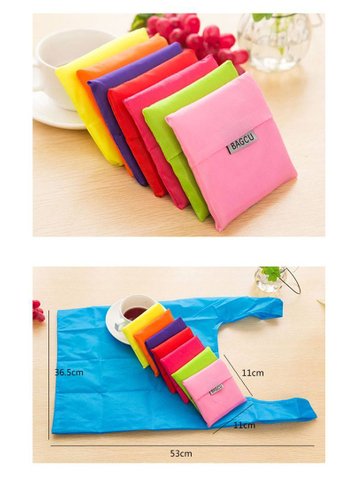 Customized Printing Logo Polyester Foldable Shopping Bag Women's Clothes Drawstring Shopping Bag Polyester Bag