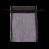 Custom 7x9cm Organza Small Drawstring Bags for Jewelry Wedding Favor 21 Kind Colors Acceptable Black Packaging Printing
