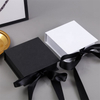 Custom Eco Friendly Recyclable Paper Cardboard Jewelry Case Book Style Jewelry Packaging Box with Ribbon