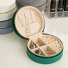 Professional Customized Velvet Zipper Closure Earring Storage Case Mini Luxury Packaging Leather Jewelry Box