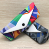Customized Triangle Shape EVA Folding Eyeglasses Case Fashion Glasses Box with Printing Logo