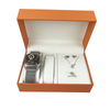 Custom logo OEM Smart Watch Display Packaging Store Jewelry Package Box Luxurious Color Pu Leather Watch Box case