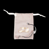 Hot Selling Wholesale Custom Gift Jewelry Drawstring Jewellery Pouch Velvet Fabric Cloth Drawstring Bags Shoe Dust Bag