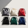 Custom Logo Printed Satin Drawstring Bag Underwear Swimsuit Clothes Satin Bag Gift Jewelry Silk Dust-proof Bag