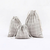 Custom Drawstring Cotton Packing Bags for Underwear Candy Coffee Food Shoes Jewelry Dust Cotton Bags for Packaging Promotion