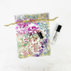Custom Printed High Quality Organza Bags 24 Colors Leaf Snowflake Flower Drawstring Wedding Gift Pouches Jewelry Gift Packaging