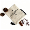 Custom Logo Organic Cotton Bags Muslin Shopping Pouch Canvas Drawstring Dust Bag for Handbag