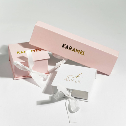 Luxury Custom Printing Magnet Book Shape Jewelry Gift Packaging Box for Jewellery Ring Necklace Ribbon Jewelry Box with Bag