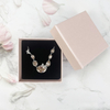 Factory Custom Cardboard Paper Packaging Beige Detachable Box Lid Rigid Gift Jewelry Box with Neck Bracelet Men Box