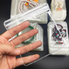 Transparent Large PVC Bag Food Grade Waterproof PE Plastic with Zipper Lock Sealable Accessories Split Sealing Pocket