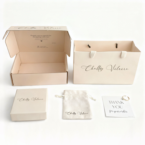 Luxury Custom Logo Printed Paper Bracelet Necklace Jewellery Set Boxes for Gift Ring Display Jewelry Packaging Pouch & Case