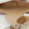 Handmade PU Leather Portable Sunglasses Case with Lanyard Custom Simple Glasses Bag for Eyeglasses Storage