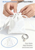 Eco-frinedly Velvet Jewelry Pouch Earring Necklace Jewelry Drawstring Packaging Bag Pouch Custom logo Jewelry Gift Bag