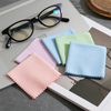 Wholesale Customized logo Printed Microfiber Glasses Cleaning Cloth High Quality Office Glasses Cleaning Cloth