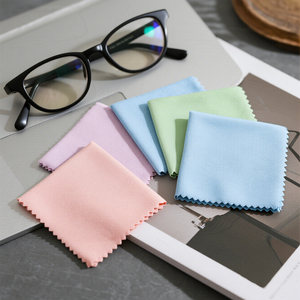 Wholesale Customized logo Printed Microfiber Glasses Cleaning Cloth High Quality Office Glasses Cleaning Cloth