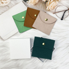 Custom Logo Printed Microfiber Fabric Jewelry Pouch Small Personalized Storage for Display with Flap for Gift Storage