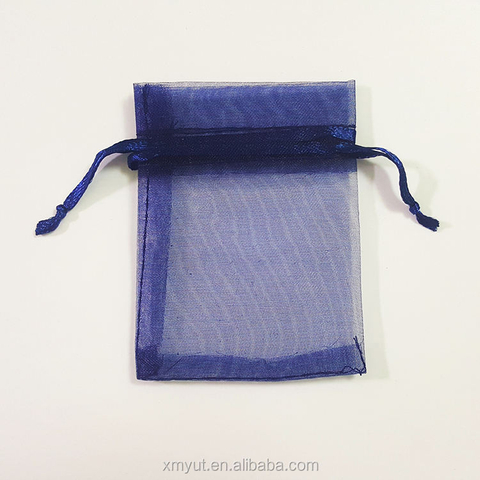 Customized Fuzzy Organza Drawstring Pouch for Jewelry 24 Colors Accepts Custom Logo Printing