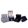 High-End White PU Leather Jewelry Box Set Custom Logo Packaging for Earrings Bracelets Necklaces Rings
