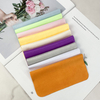 15*15 cm Factory Inventory Microfibre Suede Glass Cloth Sunglasses Glasses Watch Colored Microfiber Cleaning Cloth Screen Usage