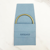Custom Printed Logo Dust-proof Flap Bag Soft Packaging Necklace Bracelet Jewelry Envelope Small Gift Microfiber Pouch