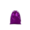 Wholesale Drawstring Jewelry Gift Silk Satin Pouch Hair Extension Packaging Black Satin Bag with Customized logo