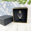 High Quality Watch Box Custom Logo Luxury Cardboard Quartz Watches Boxes Black Square Watch Box
