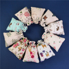 Recyclable Custom Printed Logo Cotton Linen Drawstring Storage Bags Jewelry Gift Packaging Pouch with Clothes Underwear