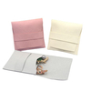 New Custom Logo Jewelry Bag Flap Envelope Packaging Bag Chic Folding Microfiber Luxury Ring Mini Jewelry Pouch with logo