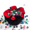 Customized Velvet Multi-Purpose Crystal Square Dice Storage Bag Number Chess and Card Game Toy Dice Storage Bag