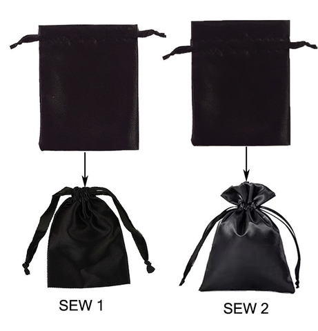 Luxury Silk Jewelry Bag and Satin Pouch for Packaging with Silk Closure and High Quality Lining for Branded Stores