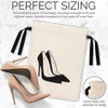 Custom Wholesale Drawstring Cotton Luxury Dust Bags for Handbags Jewelry Clothes Shoes Purse Drawstring Dust Bag
