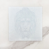 Lion Pattern Microfiber Eyeglasses Glasses Cleaning Cloth Eyewear Accessories Sunglasses Screen Lens Cleaner Cloth