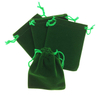 In Stock Various Sizes Jewelry Gift Dust Drawstring Pouch Custom Velvet Bags with logo