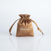 Factory-made Rectangle Faux Silk Satin Drawstring Storage Bag Dust-proof Silky Packaging for Jewelry