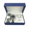 Luxury Custom Logo Pu Leather Set Ring Necklace Display Packaging Bracelet Watch Jewelry Box Watches Winder Gift Box