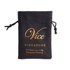 Custom Suede Jewelry Drawstring Pouch with logo Wholesale