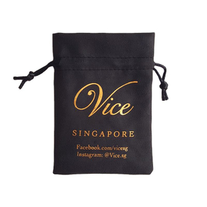 Custom Suede Jewelry Drawstring Pouch with logo Wholesale