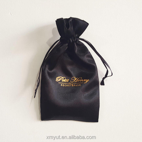 Printed Satin Jewelry Pouch/satin Hair Shoe Dust Clutch Cosmetic Bag