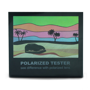 Custom Polarized Sunglasses Lens Test Cards Accept Small 1000pcs Fashion PVC&POLARIZER Customized Logo