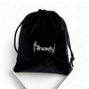Custom Logo Velvet Jewelry Drawstring Pouch Recyclable Small Jewelry Packing Bag Earrings Necklace Other Small Jewelry Items