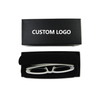 High Quality Custom Logo PU Leather Sunglasses Case Box Black Glasses Pouches Cloth Glasses Package Sunglasses Paper Box