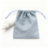 Custom Blue Velvet Jewelry Pouch Drawstring Jewellery Packaging Bag Jewelry Pouch Bag Custom logo Jewelry Gift Bag